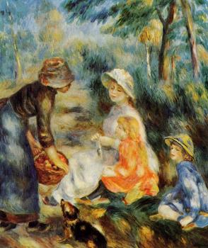 Pierre Auguste Renoir : The Apple Seller